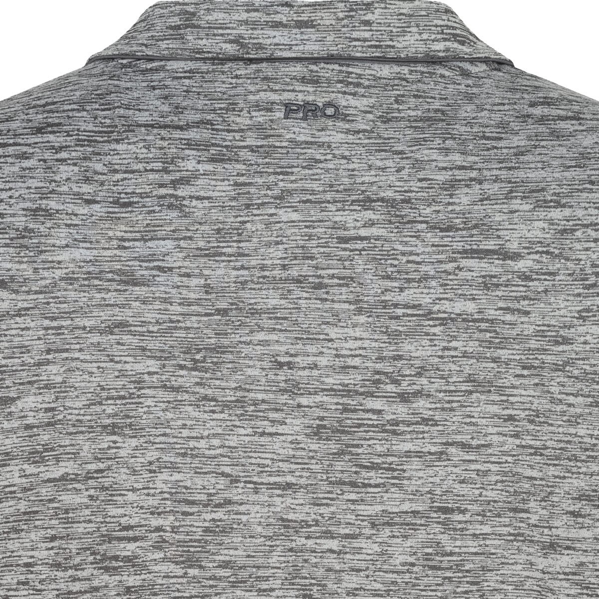 Butterfly Izumo Shirt: Close-up of back of shirt collar of Grey Shirt